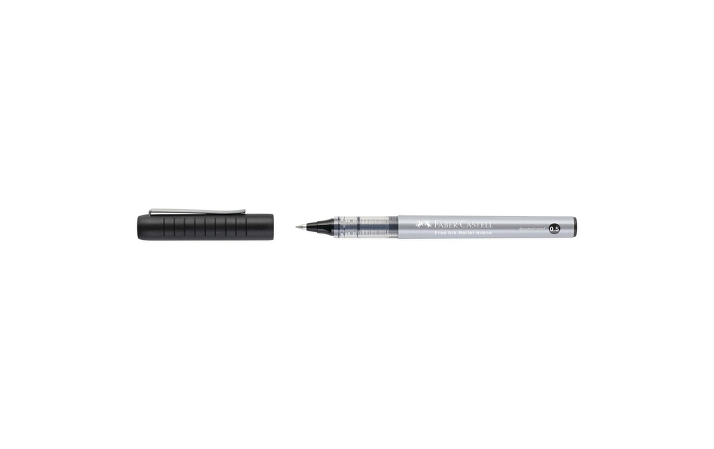 Faber-Castell Stylo à encre gel Encre gratuite 0.5 mm, Noir