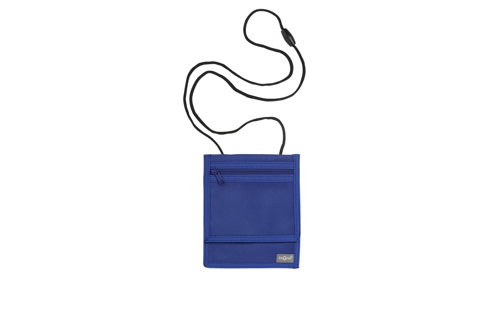 Pagna Pochette tour de cou XL Nylon, Bleu foncé