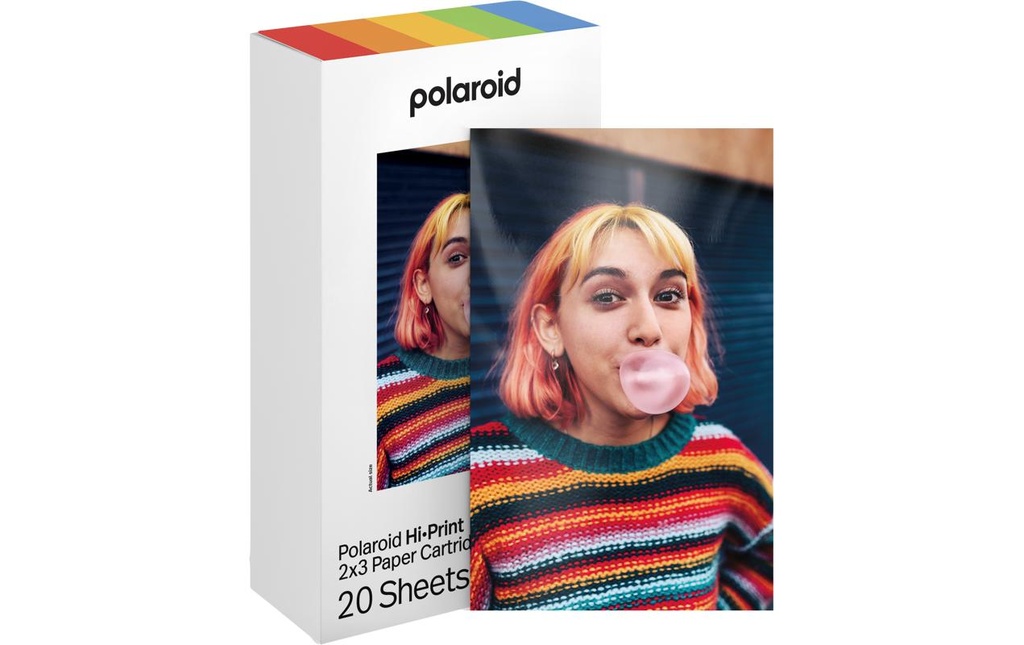 Polaroid Cassette papier Hi-Print 2 x 3 Gen 2 - 20 feuilles