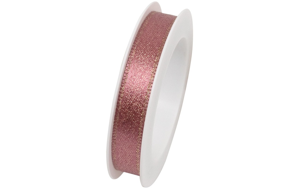 Braun + Company Ruban cadeau Brillant 10 mm x 3 m, Rose