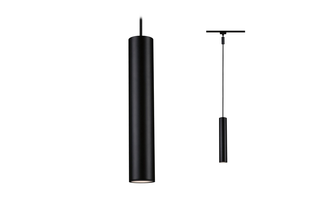 Paulmann Lampe suspendue URail Catalejo, 1 x GU10, 10 W, noir