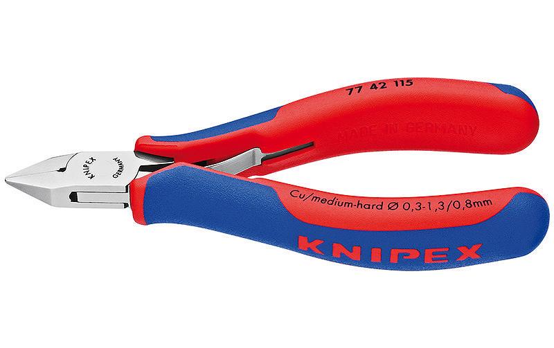Knipex Pinces coupantes de côté pour l’électronique 115 mm/0.8mm