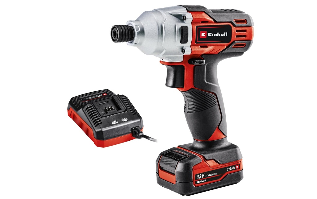 Einhell Visseuses à percussion sans fil TE-CI 12 Li 2.0 Ah Kit