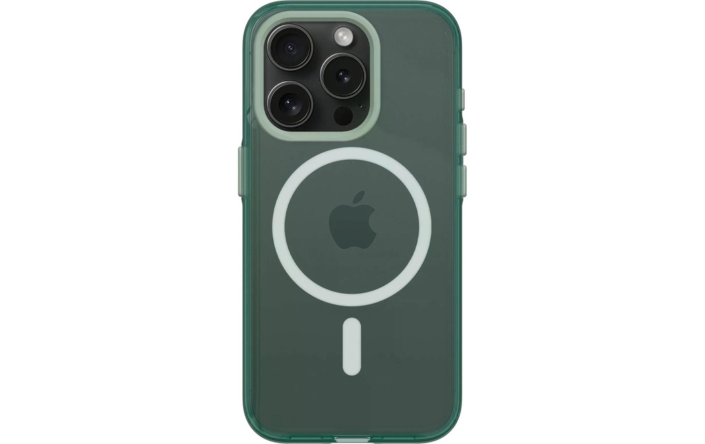 Rhinoshield Coque arrière JellyTint MagSafe iPhone 15 Pro Moody Green