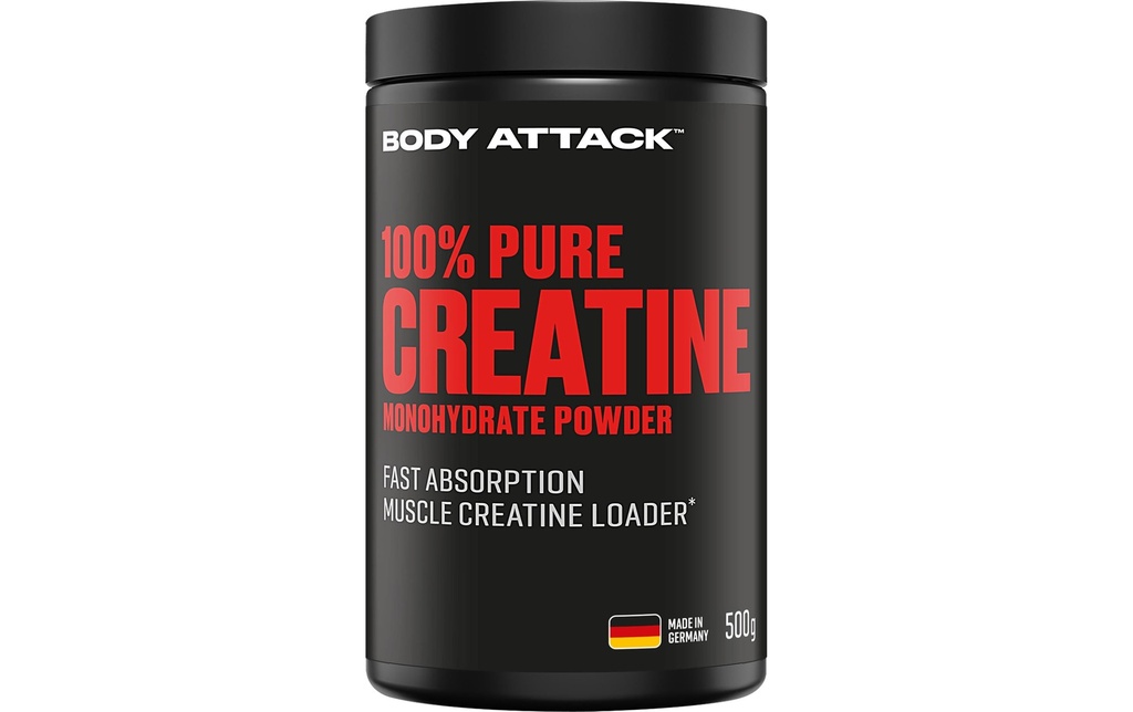 Body Attack Poudre 100% Pure Creatine Neutre 500 g