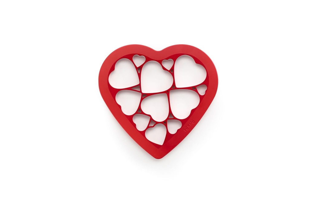 Lékué Emporte-pièce pour biscuits Cœur 24 x 25.2 cm