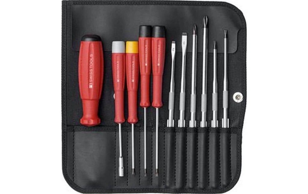 PB Swiss Tools Jeux de tournevis PB 8220 avec étui 10 pièces