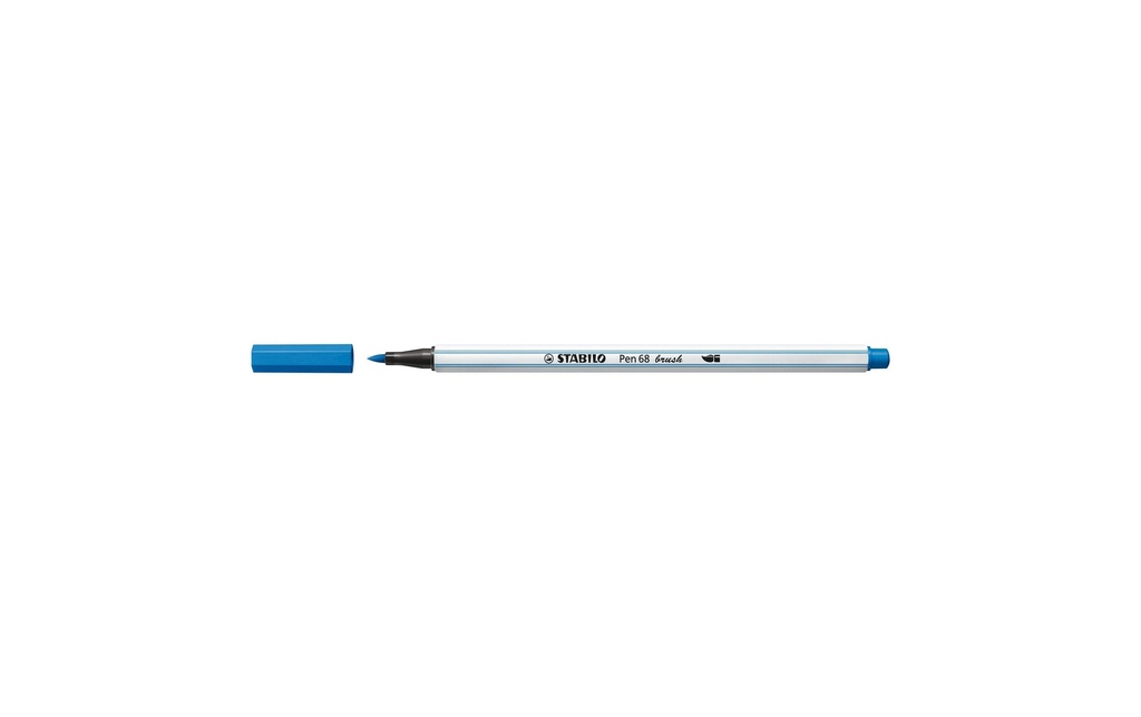 STABILO Pen 68 brush bleu foncé