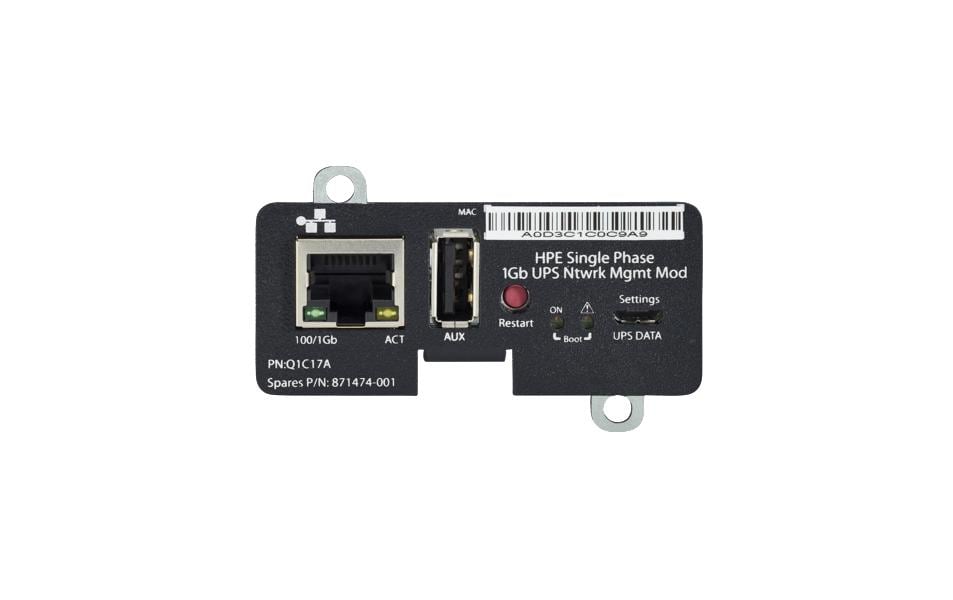 HPE Carte de gestion Q1C17A Kit