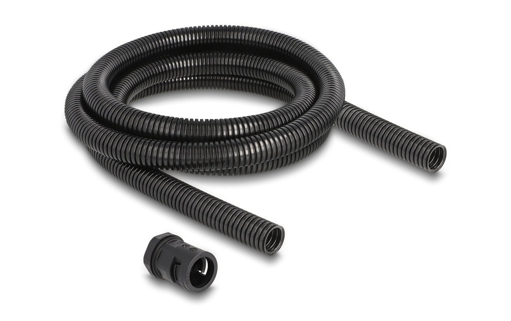 Delock Gaine de câble 2 m x 18.5 mm Noir
