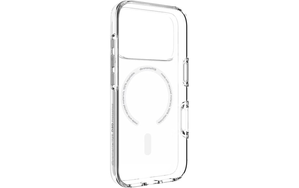 dbramante1928 Coque arrière Iceland Ultra D3O MS iPhone 17 Pro Transparent