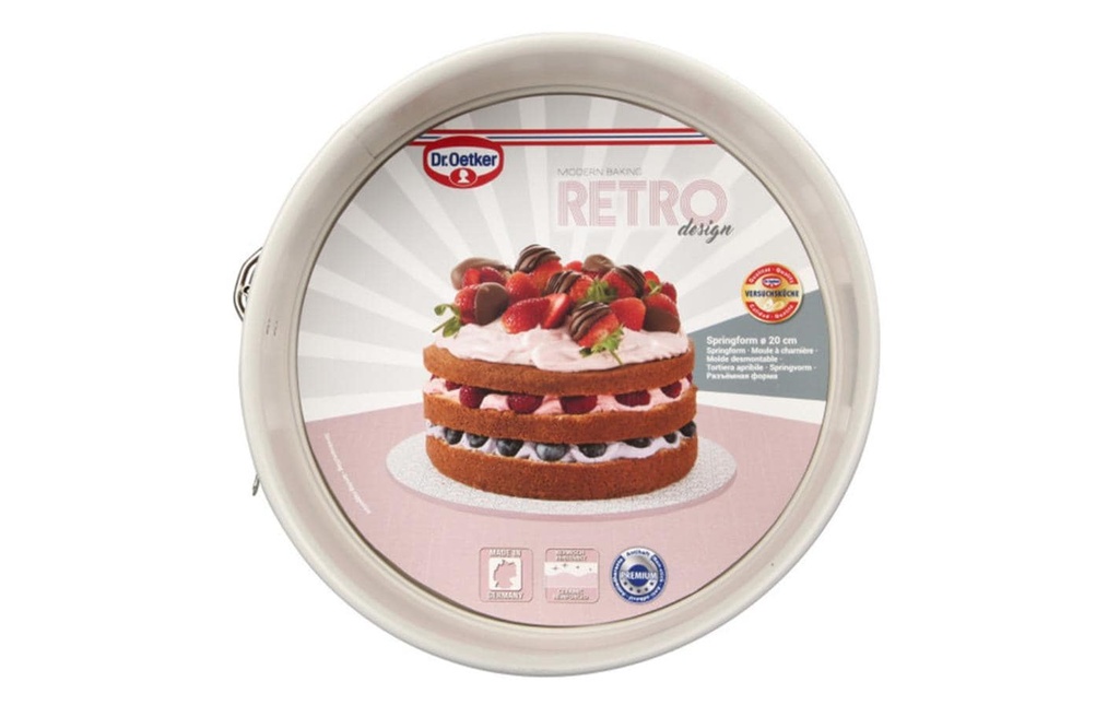Dr.Oetker Moule à charnière Retro 20 cm