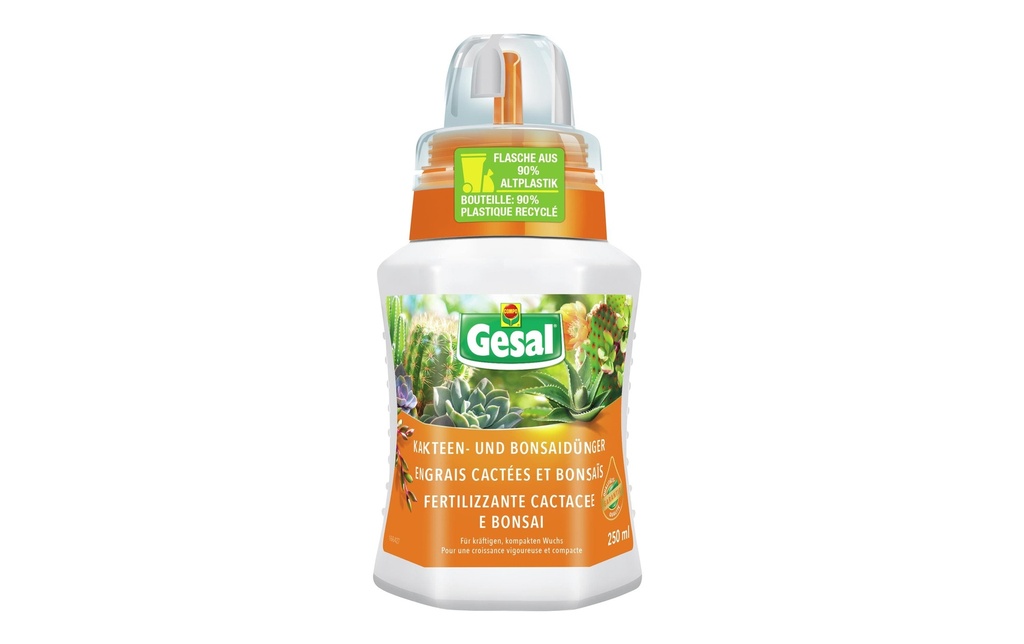 Gesal Engrais pour cactus et bonsaïs 250 ml