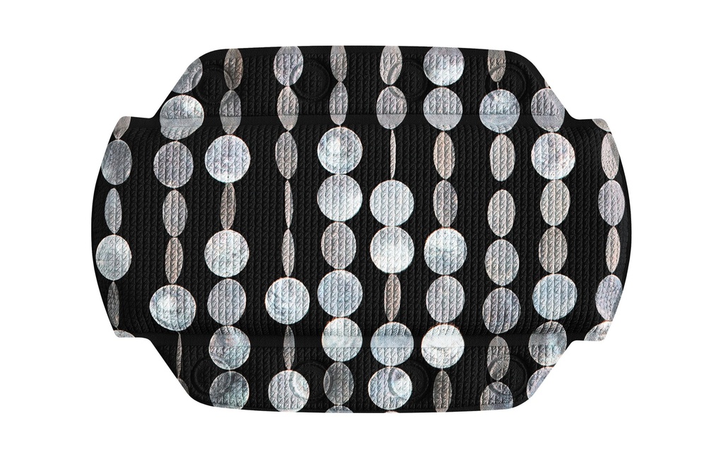 Kleine Wolke Coussin de nuque Perla Noir/Blanc