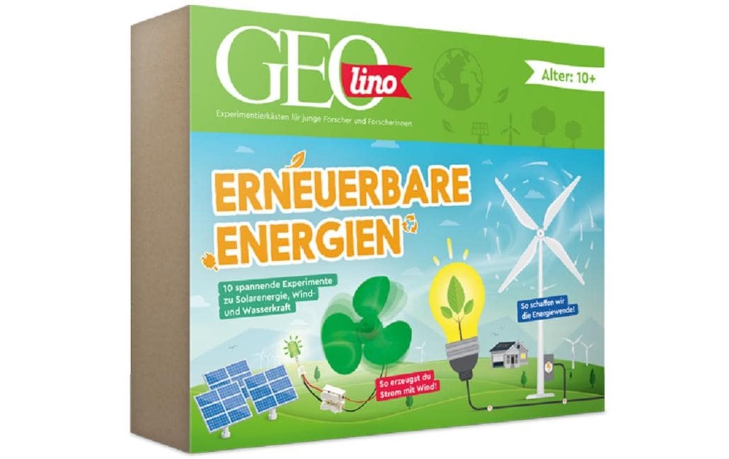 Franzis Boîtes d’expérimentation GEOLINO Énergies renouvelables - Allemand