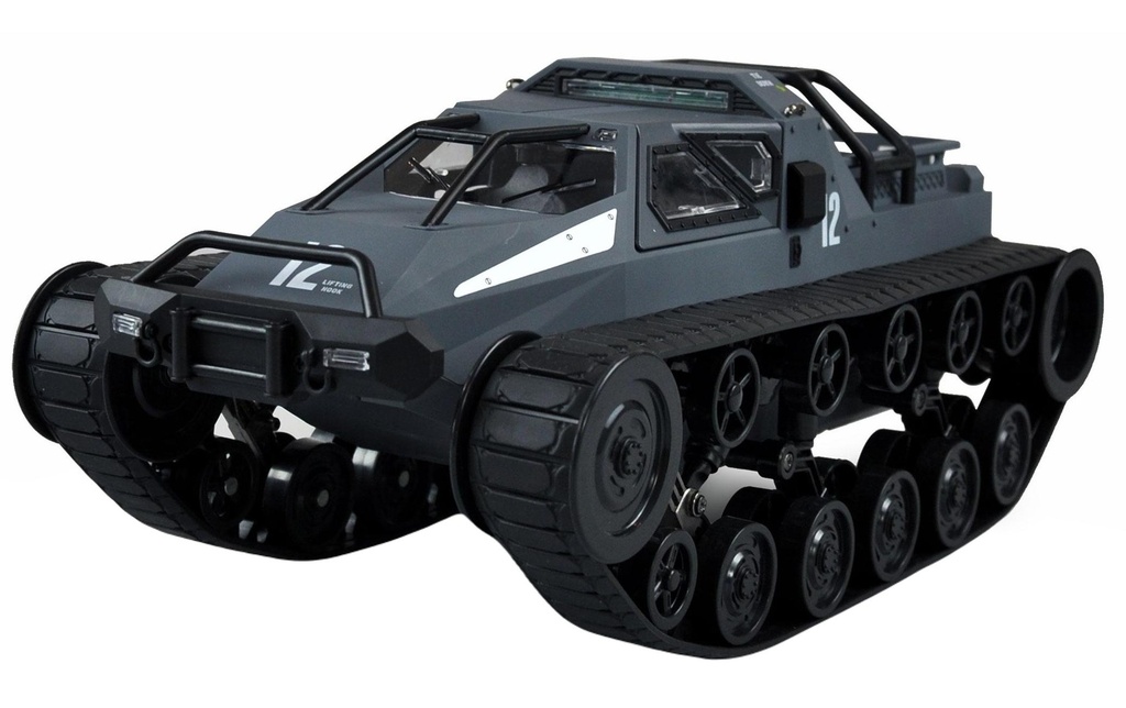 Amewi Véhicule à chenilles Military Police Gris, RTR, 1:12