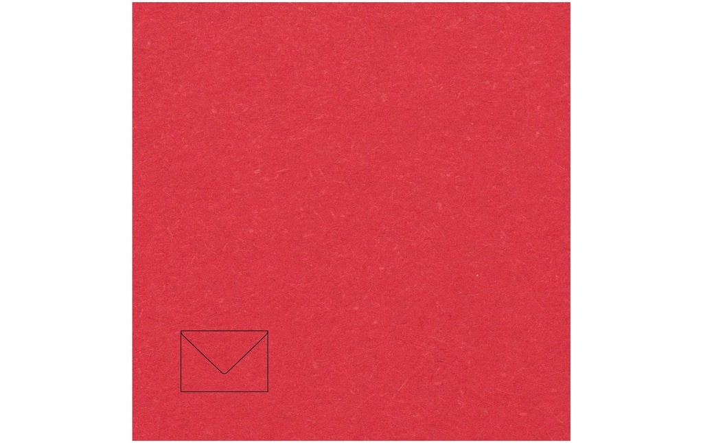 Rico Design Paper Poetry Essentials Enveloppe C6 Rouge