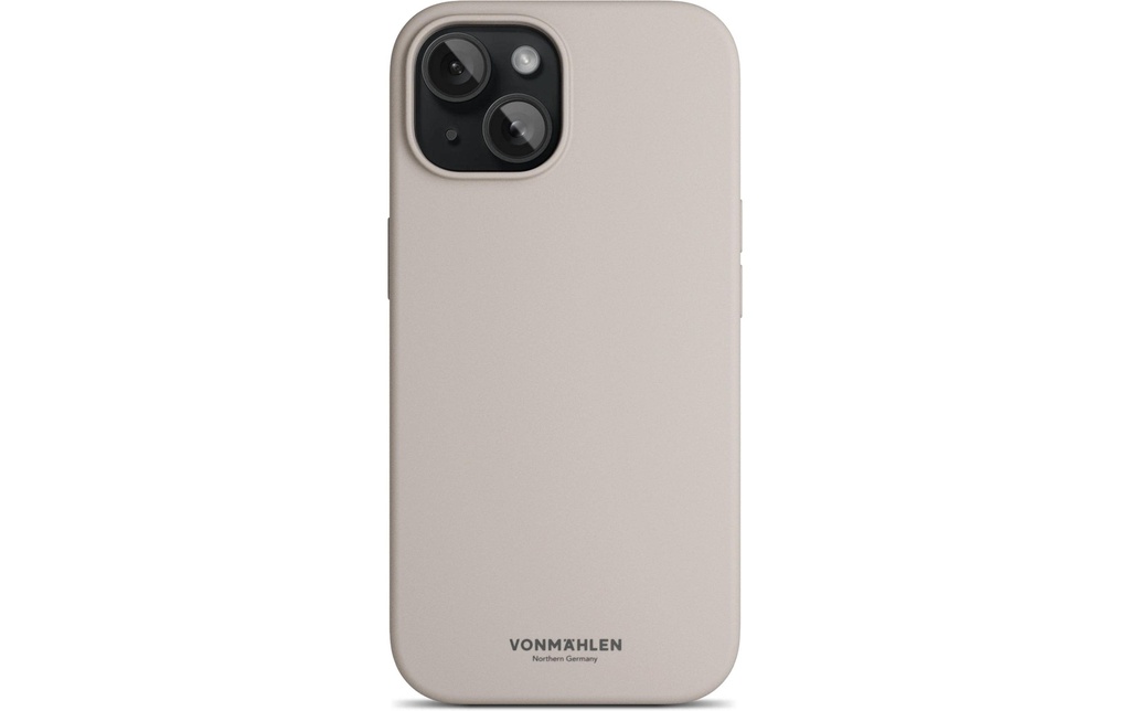 Vonmählen Coque arrière Eco Silicone iPhone 15 Plus Cream