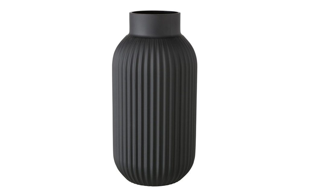 Boltze Vase Nordika 22 cm, Noir mat