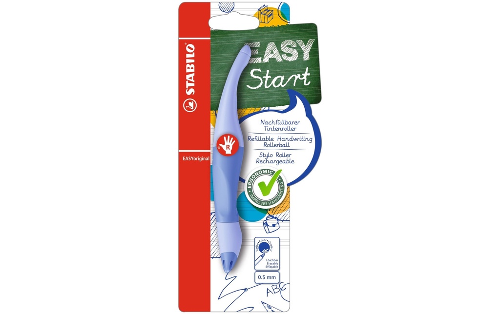STABILO Roller EASYorigin.Start d bleu
