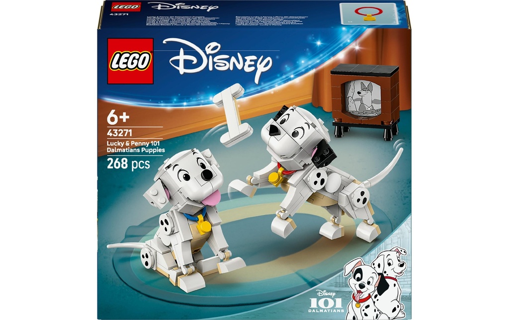 LEGO® Disney Les chiots Lucky et Penny des 101 dalmatiens 43271