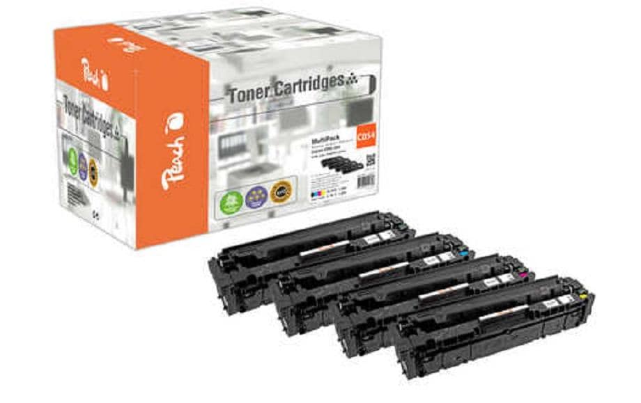 Peach Kits de toner Canon CRG-054 MultiPack BK/C/M/Y
