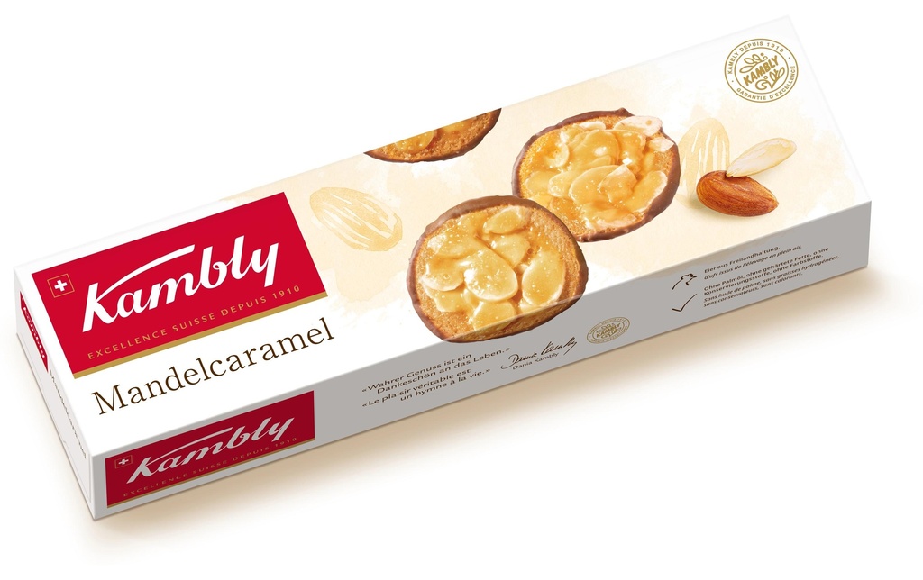 Kambly Petits gâteaux Caramel aux amandes 100 g