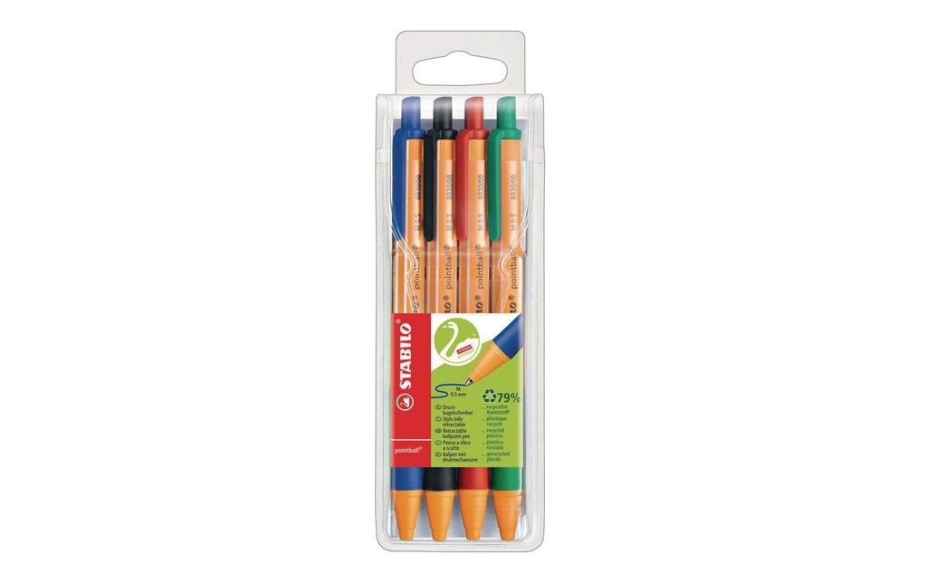 STABILO Pointball stylo étui (4 pces)