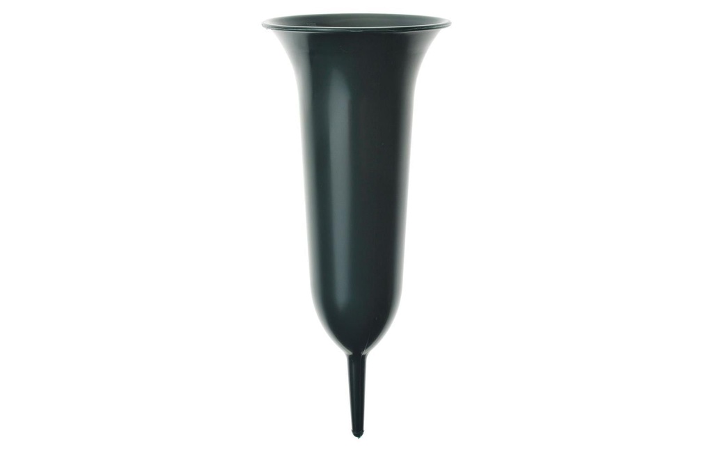 Opiflor Vase funéraire Trompus, 31 cm Vert foncé