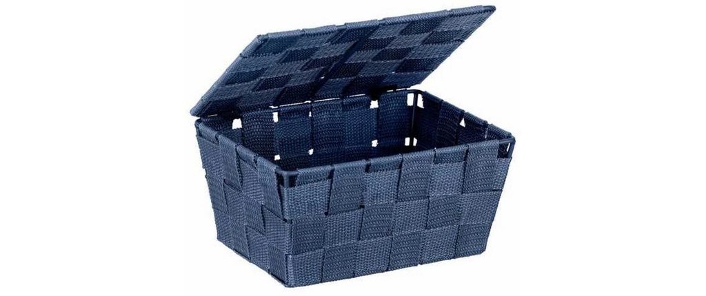 Wenko Supports pour ustensiles de salle de bains Adria Bleu foncé