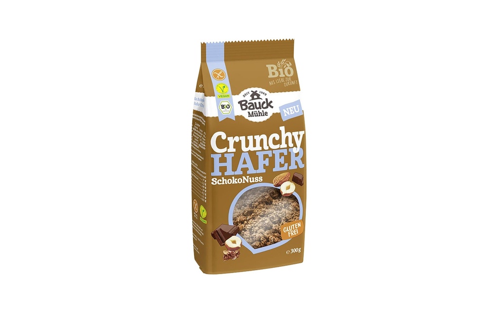 Bauck Mühle Muesli Avoine croustillante Chocolat&amp;Noisettes, 300 g