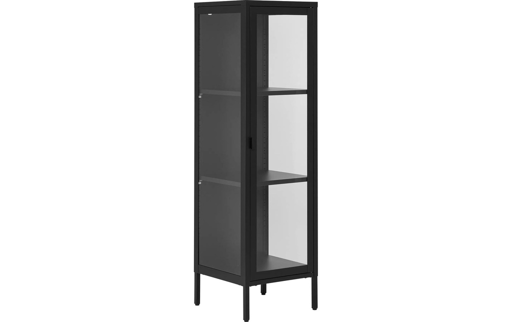 House Nordic Vitrine Brisbane 140 x 40 cm, Noir
