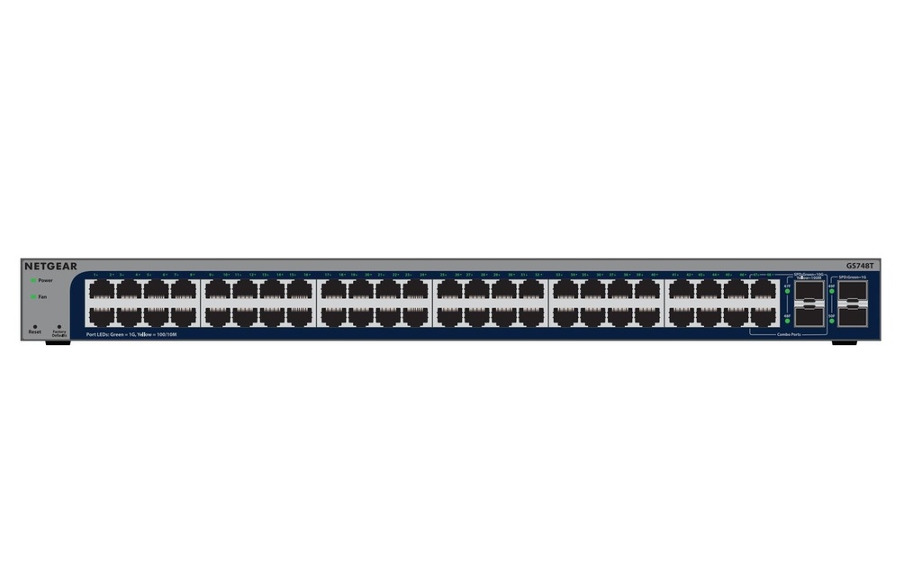 Netgear Switch GS748T V6 52 ports