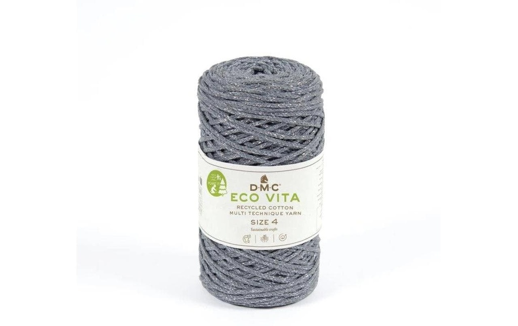 DMC Laine Nova Vita 2.5 mm, 250 g, métallique Gris