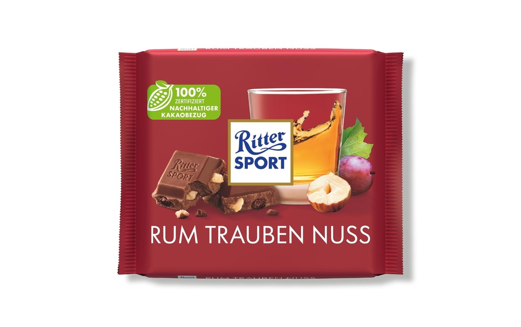 Ritter Sport Noix de raisin au rhum 100 g