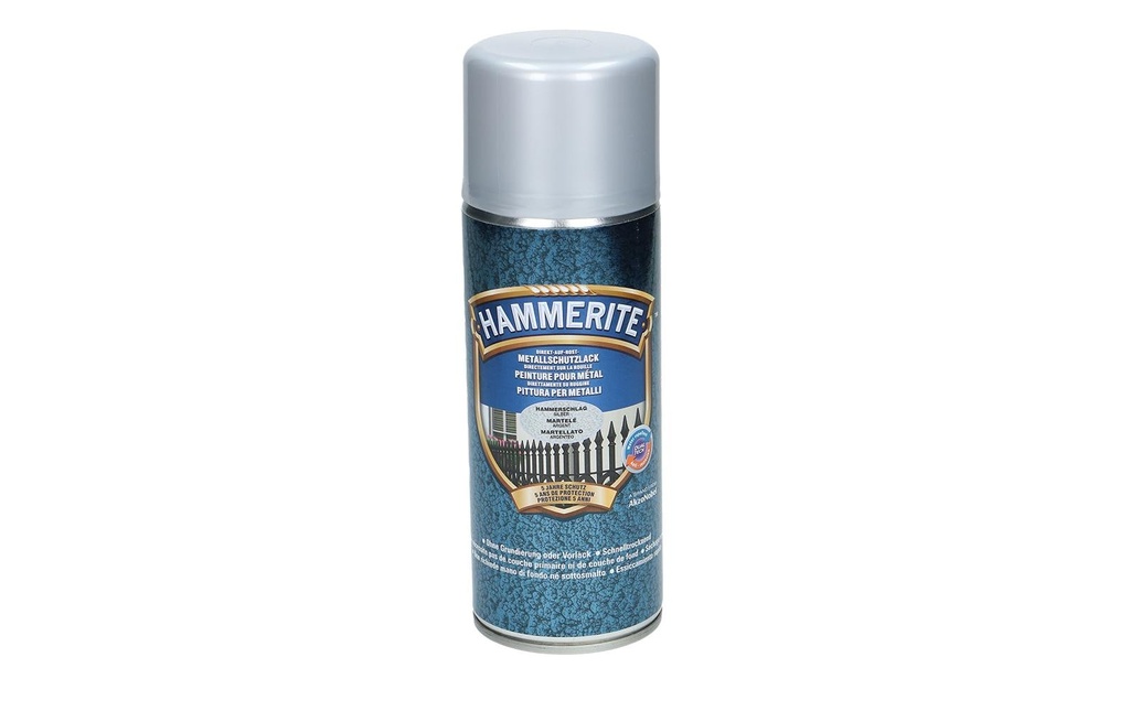 Hammerite Vernis de protection pour métal HS Argent, 400 ml