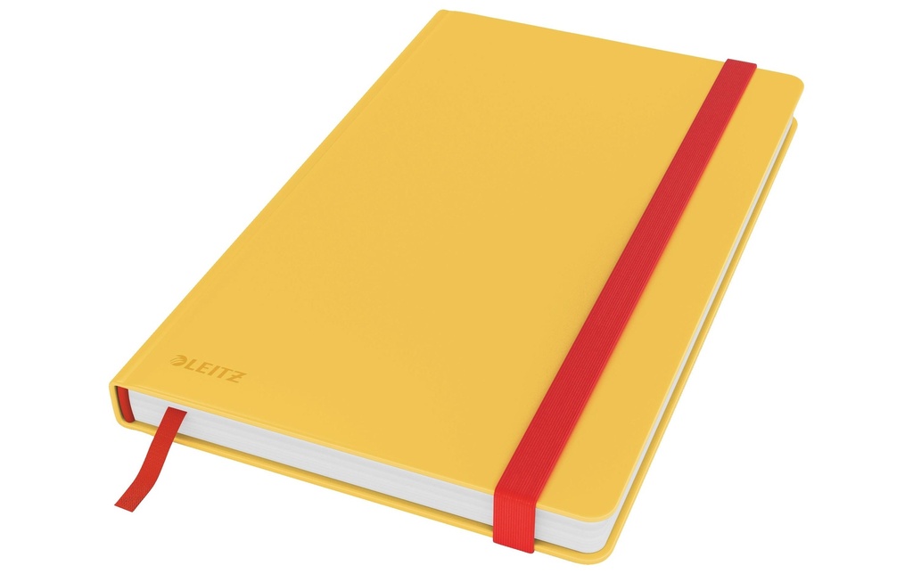 Leitz Bloc-notes Cosy 14.8 x 21 cm, À lignes, Jaune