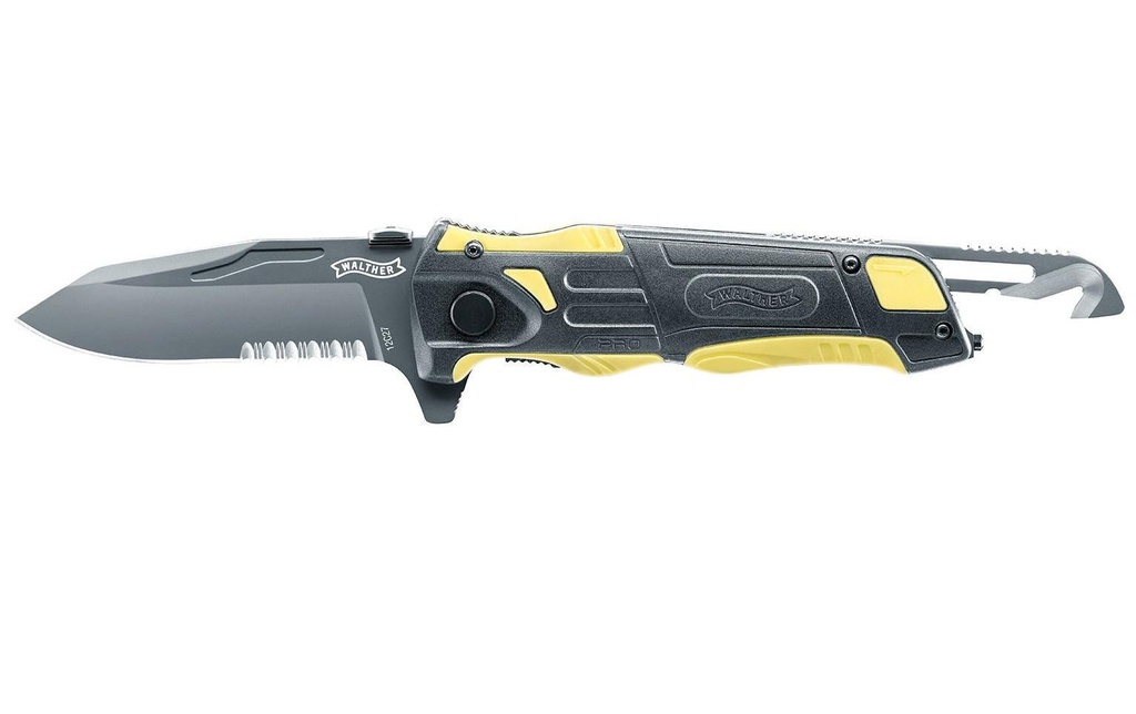Walther Couteau de survie Rescue Knife Yellow