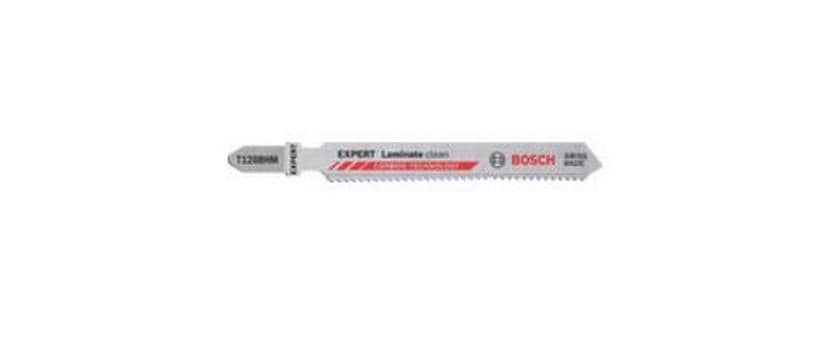 Bosch Professional Lame de scie sauteuse EXPERT Laminate Clean T128 BHM, 3 pièces