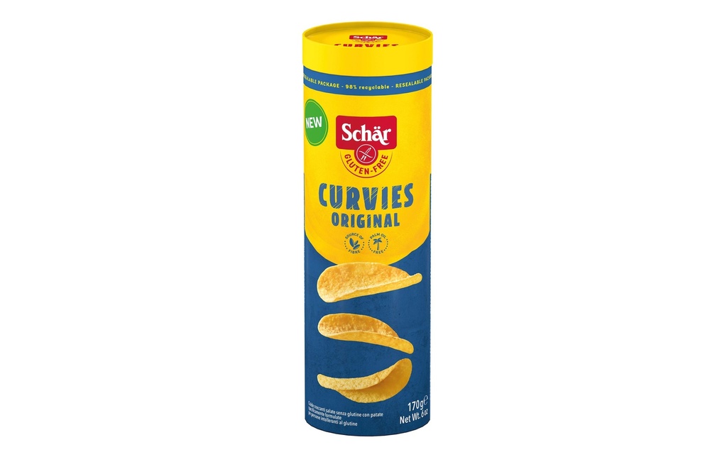 Dr.Schär Chips Curvies original 170 g