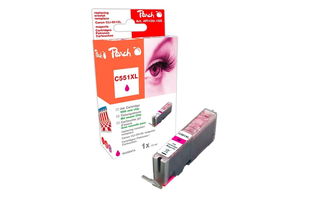 Peach Encre Canon CLI-551M Magenta