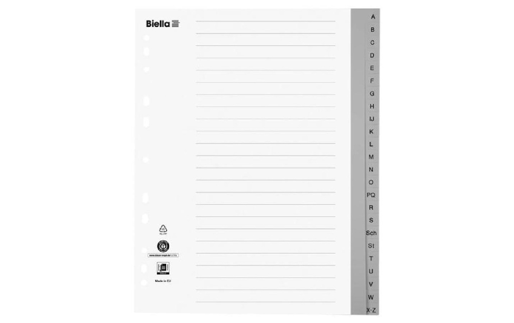 BIELLA Répertoire PP 24ongl.A-Z