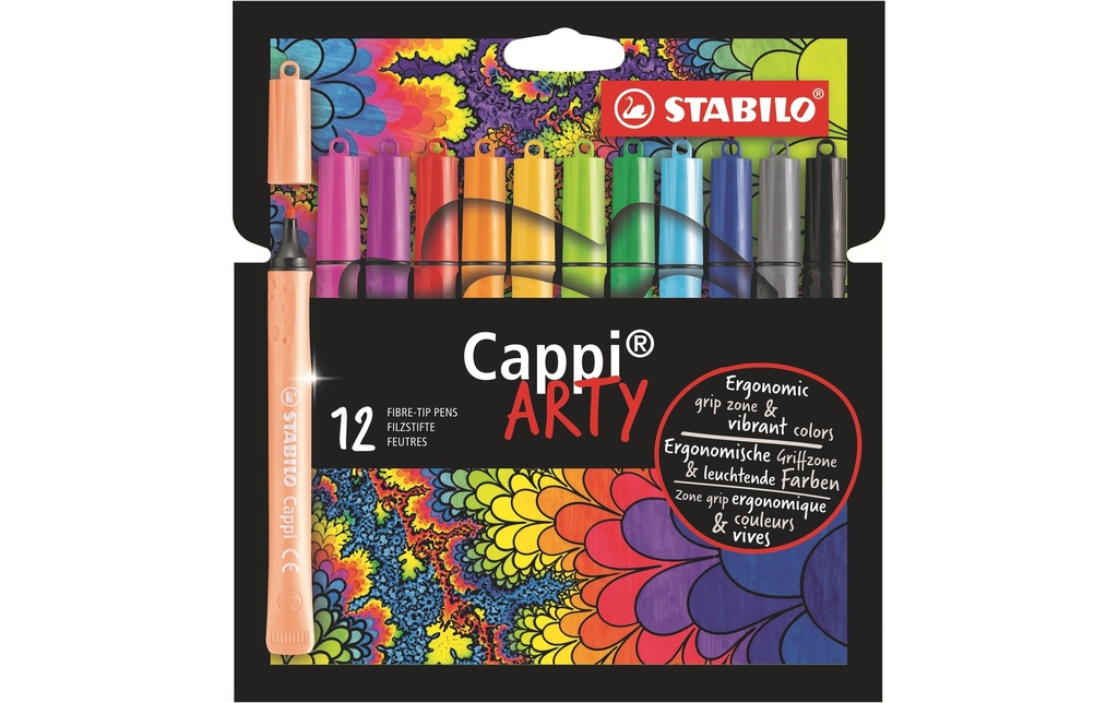 STABILO Feutres Arty pen68 étui 12pces (12 pces)