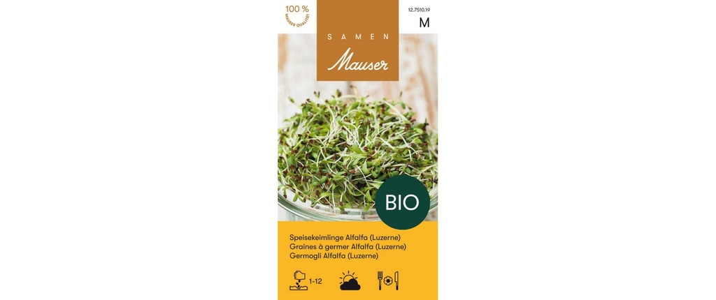 Samen Mauser Pousses de luzerne 200 g