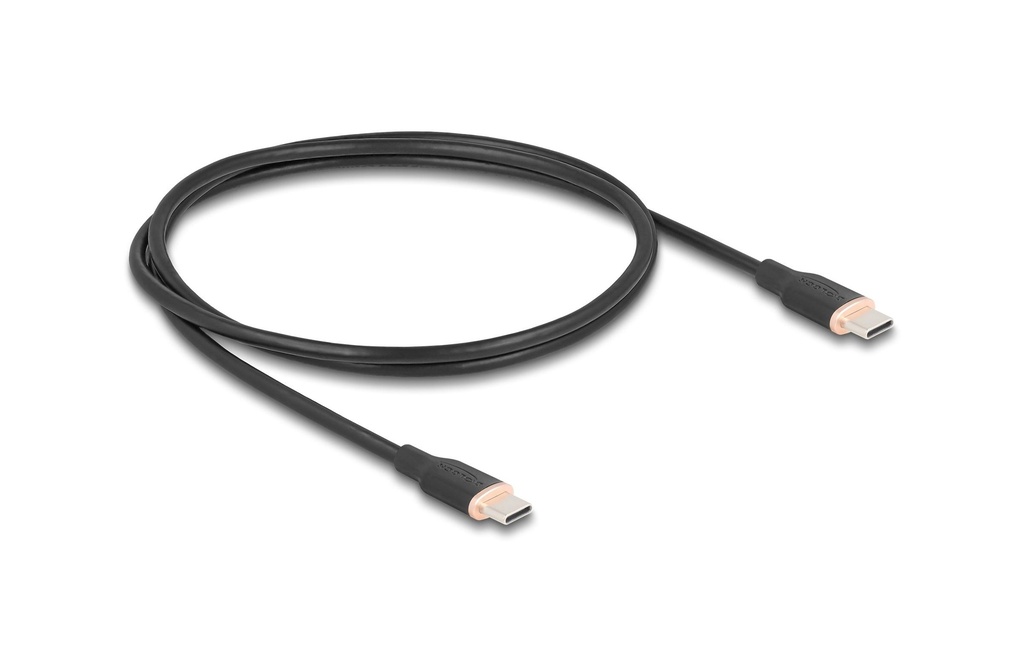 Delock Câble USB 2.0 Silicone USB-C - USB-C 1 m