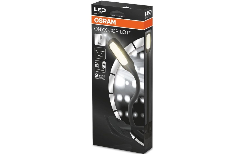 OSRAM ONYX COPILOT LED 12/24V avec fixation par vis Camion/Voiture de tourisme