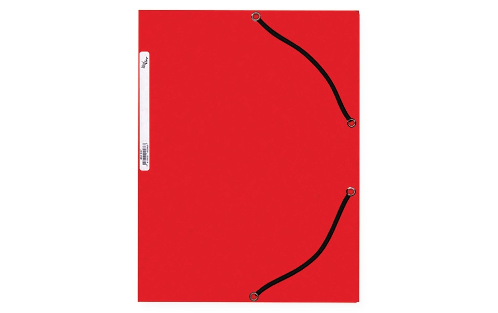Büroline Portfolio à ruban élastique Carton, A4 Rouge