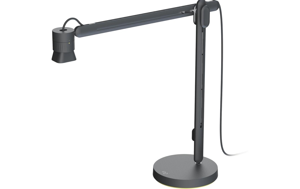 Logitech Reach - Caméra de contenu ajustable avec socle de table