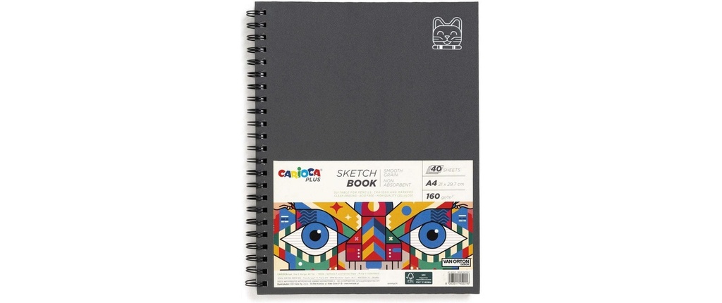 Carioca Sketchbook Plus A4 40 feuilles