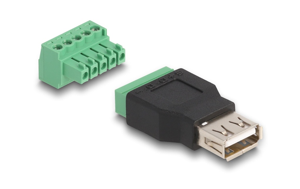 Delock Adaptateur USB 2.0 Prise USB A - Bloc de terminaison